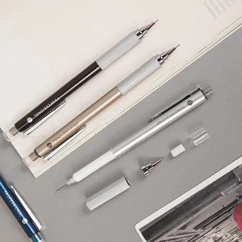 0,5 мм с ластиком Креативный школьный эскиз симпатичный металлический механический карандаш