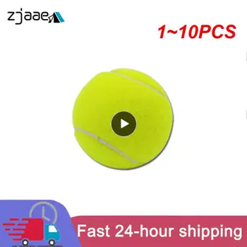 1 ~ 10ШТ Высококачественный эластичный теннисный мяч Мягкие тренировочные спортивные резиновые мячи для падли для тренировок с пониженным давлением