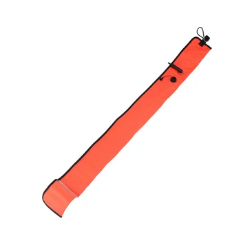1 М Надводный маркерный буй для подводного плавания SMB Сигнальная трубка Безопасная Видимость Поплавковая Сигнальная трубка Красного цвета