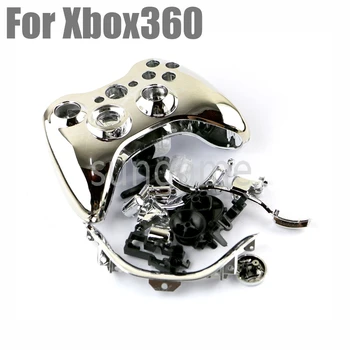 10 комплектов Для Беспроводного Игрового Контроллера Xbox360 С позолоченным Жестким Корпусом, Защитная Крышка Геймпада, Полный Набор Кнопок