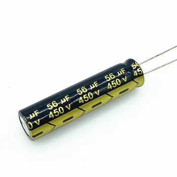 10 шт./лот 56 МКФ 450 В 56 МКФ алюминиевый электролитический конденсатор размер 13* 50 20%