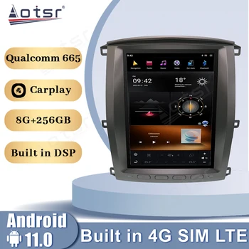 12,1-дюймовый автомобильный радиоприемник Android экран для TOYOTA Land Cruiser LC100 для Lexus LX470 GPS Carplay Навигация Мультимедийный видеоплеер