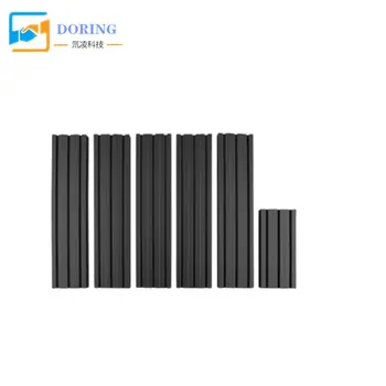 2020 Алюминиевая профильная рама 3d-принтер Алюминиевая экструзия Por Voron Trident 2.4 350 300 250 Черный