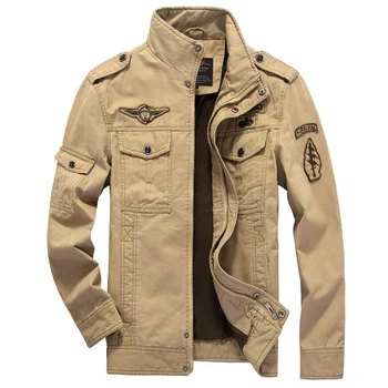 2023 Мужская новая повседневная хлопковая куртка в стиле Милитари высокого качества, модный тренд, свободная куртка большого размера для мужчин
