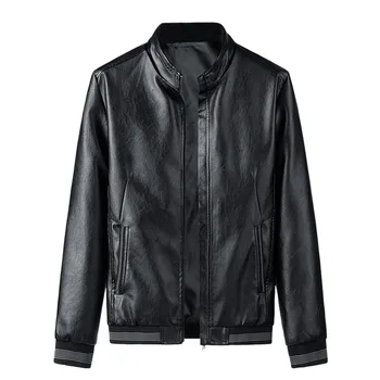2023 Новая модная куртка Leather Rider из искусственной кожи, мужская повседневная верхняя одежда, пальто, ветровка, Мотоциклетные Кожаные куртки, осенне-зимние мужские пальто