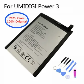 2023 Новый Оригинальный Аккумулятор Телефона UMI Для UMIDIGI Power 3 Power3 6150mAh Замена батареи В режиме длительного ожидания Bateria В наличии + Инструменты