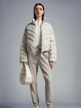 2023 зимние женские куртки с атласной 3D печатью, теплые повседневные женские короткие пуховики, одежда y2k, Новые модные топы, пальто, бюстгальтер