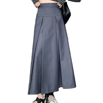 20232 Женская юбка Нового весенне-летнего стиля с высокой талией, свободная и удобная, выглядит тонкой Бесплатная доставка