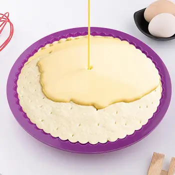 26 см Силиконовый Противень для выпечки торта, Высокотемпературная форма для пиццы, Форма для выпечки хлеба, форма для тостов, Кухонные Инструменты, Кондитерские принадлежности