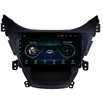 2din 4 + 64G Android Auto автомобильный радио мультимедийный плеер CarPlay GPS навигация БЕЗ DVD для Hyundai Elantra Avante I35 2014 2011-2016