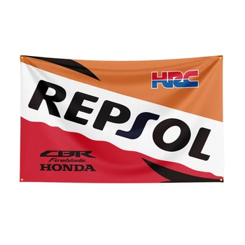 3x5 фУтОв, флаг гоночного масла Repsols для декора