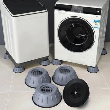 4шт Универсальных антивибрационных накладок для ног, резиновый коврик для стиральной машины, сушилка для холодильника, фиксированная нескользящая накладка