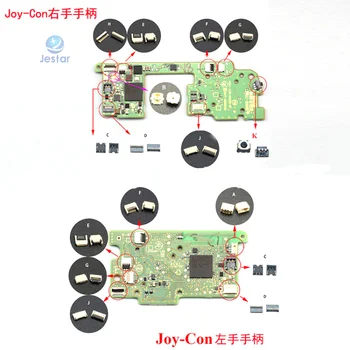 5 шт. Разъемы FPC для Nintend Switch NS Joy-Con Печатная плата Гибкий кабель Разъем Зажим для розетки Запасные части