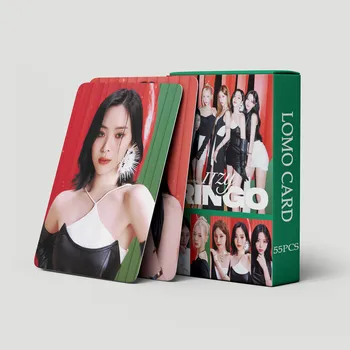 55 шт. /компл. открыток Kpop Idol ITZY Lomo 2023, фотокарточек RINGO, фотокарточек, открыток для коллекции поклонников