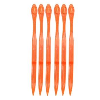 6 шт. Легкая оранжевая овощечистка для цитрусовых ярко-оранжевого цвета Кухонный инструмент