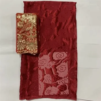 7 ярдов! самая красивая шелковая кружевная ткань Атлас для платья новое поступление Африканская шелковая ткань хорошего качества LXE090501
