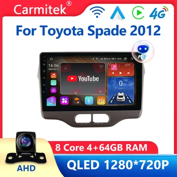 Android Автомобильное Радио forToyota spade 2012-2020 9-дюймовый Мультимедийный Плеер с 4G Carplay и 2Din GPS-Навигацией WIFI