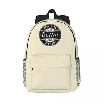 Bottas Coffee Brewing CO. Рюкзаки, подростковая сумка для книг, модные школьные сумки для студентов, дорожный рюкзак, сумка через плечо большой емкости
