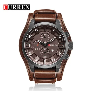 Curren / Karray 8225 мужские часы с календарем с большим циферблатом, водонепроницаемые повседневные часы с креативным поясом