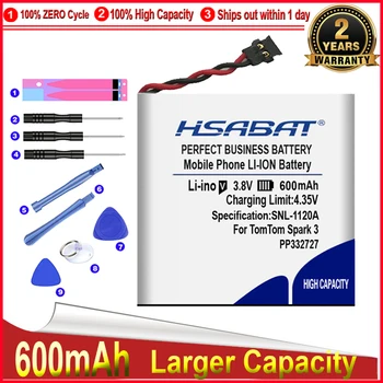 HSABAT 0 Цикл 600 мАч WT-TTS3 Смарт-Часы Батарея для TomTom Spark 3 PP332727 Высококачественный Сменный Аккумулятор