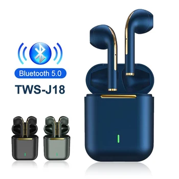 J18 Беспроводные Bluetooth-вкладыши, Bluetooth-наушники Tws True Stereo, спортивные наушники, Бинауральная беспроводная Bluetooth-гарнитура
