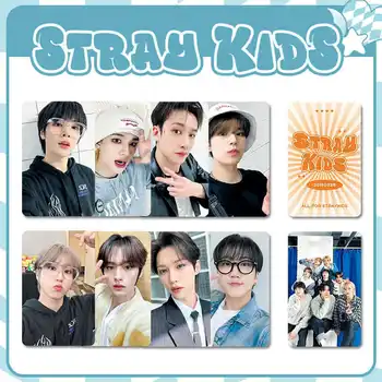 Kpop Hot Idol StrayKids Высококачественная коллекция украшений Lomo Cards Postcard LeeKnow Felix HyunJin Han SeungMin