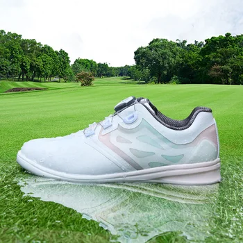PGM Новые женские кроссовки для гольфа, водонепроницаемые, противоскользящие, кроссовки с ручками, кружевные кроссовки для гольфа 골프웨어남성