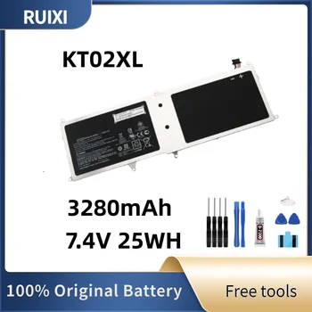 RUIXI Оригинальный аккумулятор KT02XL для 753330-421 HSTNN-LB6F HSTNN-I19X KT02025XL KT02 аккумулятор 7,4 В 25 Втч + Бесплатные инструменты