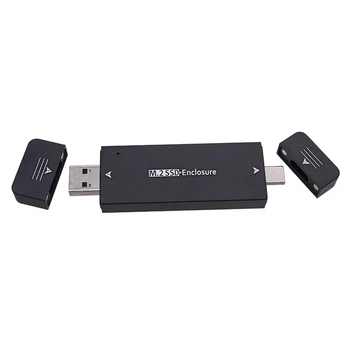 SSD-накопитель M.2, корпус жесткого диска USB 3.1 Type C, корпус внешнего жесткого диска для 2230 2242 для Windows / Linux