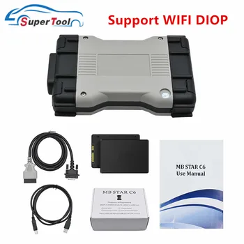 SUPER MB Star C6 DoIP MB VCI Поддержка WiFi CAN BUS с Программным обеспечением 2023.06 SSD Мультиплексор Диагностический Инструмент Полная Функция для BENZ