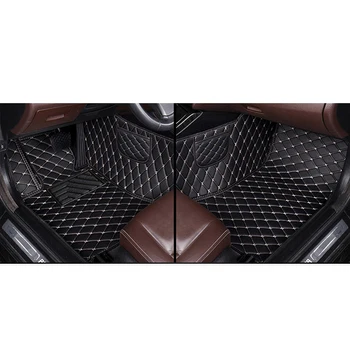 WZBWZX двухслойный автомобильный коврик на заказ для Alfa Romeo Giulia Stelvio 2017 автомобильные аксессуары автоаксессуары для стайлинга автомобилей 5 мест