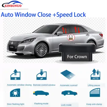 XINSCNUO Новый интеллектуальный электронный стеклоподъемник для Toyota Crown 2010-2015 2016 2017, автоматическая блокировка скорости OBD и доводчик окон