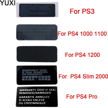 YUXI 5шт для PS3 Slim / PS4 slim 2000 /1000 1100/1200/ наклейка для консоли pro Наклейка для корпуса Наклейка для этикеток Уплотнения