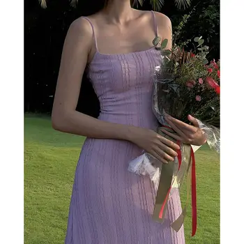 traf Zevity летние женские 2023 НОВЫЕ платья Pure desire, тонкое французское винтажное сексуальное платье на подтяжках, длинное официальное вечернее женское платье.