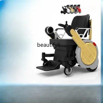 yj Скутер для пожилых людей, Четырехколесная электрическая инвалидная коляска, автоматический трамвай для пожилых людей с электроприводом