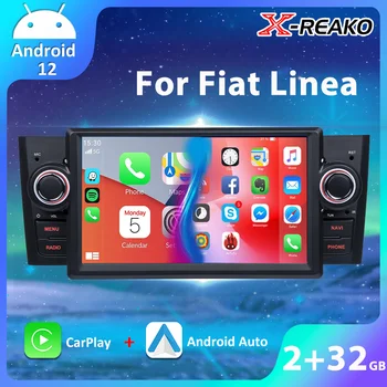 Автомобильное радио X-REAKO для Fiat Linea 2007-2012 Видео Стерео CarPlay Auto 7 