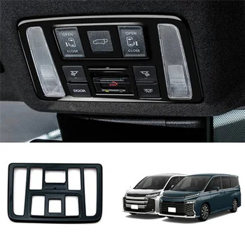 Автомобильный глянцевый черный интерьер, Передняя лампа для чтения, накладка на крышку лампы, наклейка для Toyota Noah Voxy 90 Series 2022