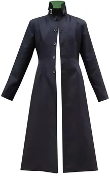 Аниме Мужские женские темнее черного HEI Black Strench Coat Куртка пальто Униформа на Хэллоуин на заказ