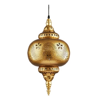 Арабский Тайский светильник Thaise Lampen Железный потолок Исламская Люстра Подвесные Мусульманские Марокканские Подвесные Тайские лампы