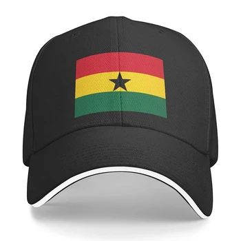 Бейсбольная кепка Унисекс с флагом Ганы, подходит для мужчин и женщин, Регулируемая Шляпа для папы, кепка для сэндвича