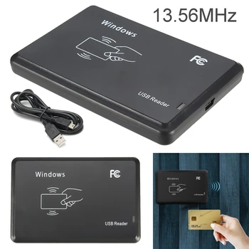 Бесконтактный датчик приближения USB M ifare RFID 13,56 МГц, смарт-карты/считыватель ID-карт 14443A с USB-кабелем