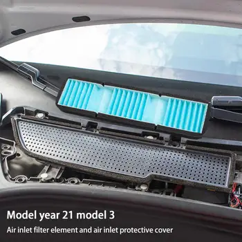 Вентиляционная крышка для Tesla Model 3, Воздухозаборник, защитная крышка машинного отделения, экран фильтра, Изолирующая сеть 2021 2022