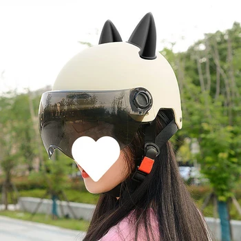 Взрослый шлем для верховой езды на открытом воздухе, защитный шлем с защитой от ушей милого кота, защитный шлем для верховой езды, защитный шлем от падения, безопасный шлем для верховой езды