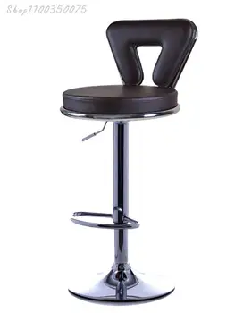 Взрывозащищенный барный стул, барный стул, домашний подъемный стул, высокий табурет, модный простой вращающийся стул кассира на стойке регистрации в европейском стиле
