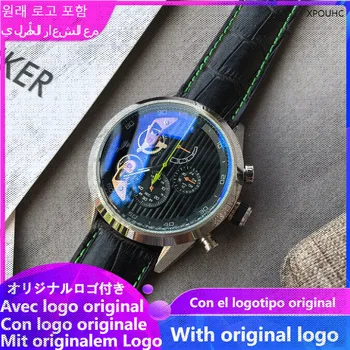 Водонепроницаемые кварцевые часы XPOUHC Men's 904L из нержавеющей стали 43 мм -бирка