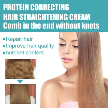 Выпрямляющий Питательный крем для волос с натуральными экстрактами, увлажняющий Крем для ухода за волосами без жестокости, для поддержания блеска
