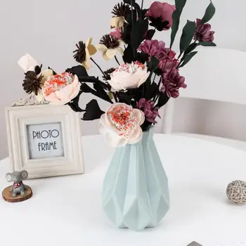 Горшок-ваза Пластиковый Современный цветочный кабинет Небьющаяся комната Прихожая Свадебный декор