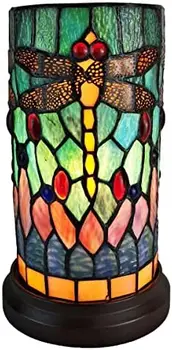Декоративные настольные лампы - 11 \u201D Лампа Tiffany Dragonfly - Маленькие Акцентные Настольные лампы с Мозаичными абажурами - Tiffany Accent Lamp