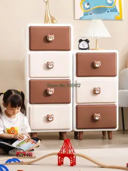 Детская прикроватная тумбочка маленькая современная минималистичная мини-прикроватная тумбочка для хранения в спальне креативный маленький шкафчик для хранения