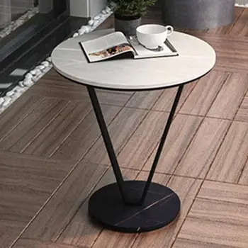 Диван из скандинавского мрамора, журнальный столик, Прикроватный поднос, Круглый Чайный столик Nordic Luxury Design Muebles De La Sala Мебельные принадлежности